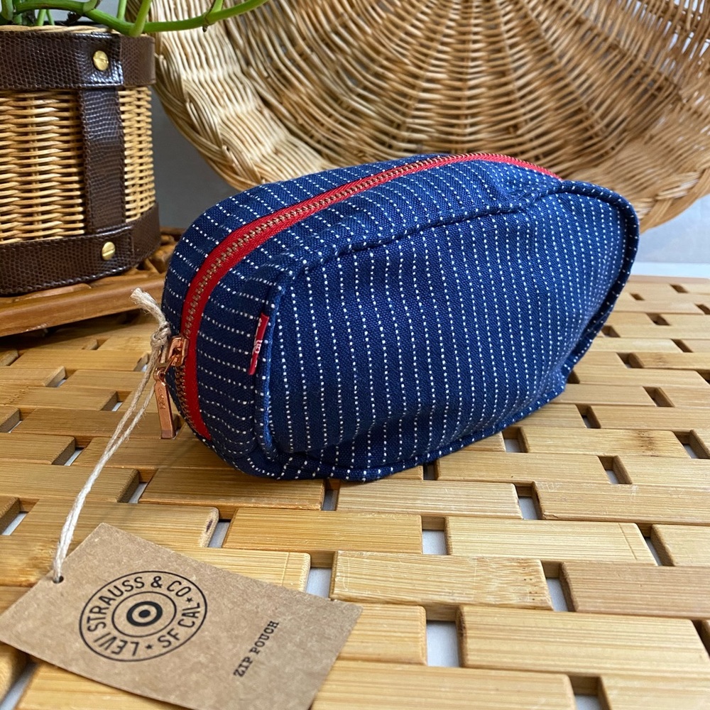 COPY - Levi's x Target Zip Pouch, Dark Blue NWT
